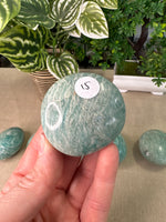 Amazonite Palm stones