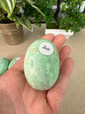 Green Moonstone Palm Stones