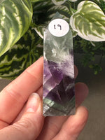 Snowflake fluorite points