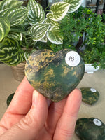 Emerald Jasper Hearts