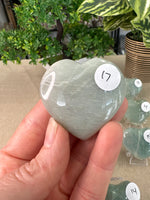 Green Moonstone Hearts