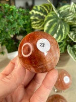 Fire Quartz Spheres