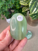 Pistachio Calcite Palm Stones