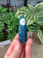 Blue Apatite Points