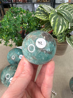 Amazonite and Smokey Spheres