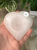 Selenite Tea Light Candle Holders