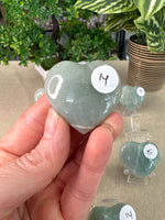 Green Moonstone Hearts