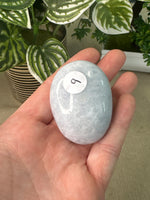 Blue Calcite Palm Stones