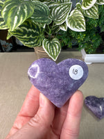 Lepidolite Hearts