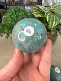 Amazonite and Smokey Spheres