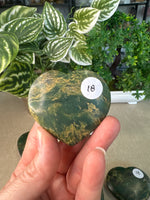 Emerald Jasper Hearts