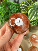 Fire Quartz Spheres