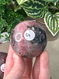 Ice Rhodonite Spheres