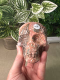 Leopard Skin Jasper Skulls