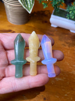 Crystal Dagger Carving