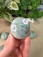 Amazonite Palm stones