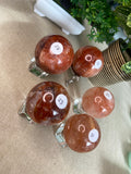 Fire Quartz Spheres