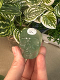 Green Fluorite Skulls