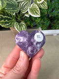 Lepidolite Hearts