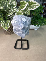 Blue Calcite on Stand