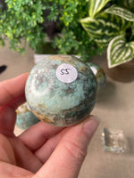 Turquoise with Quartz Sphere