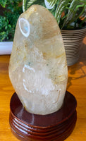 Rutile and Enhydro Quartz