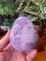 Lepidolite Skull