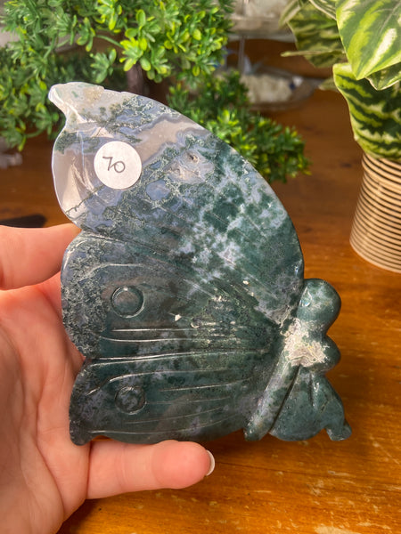 Moss Agate Fairy