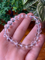 Faceted Clear Quartz Bracelet