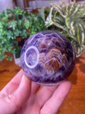 Chevron Amethyst Sphere