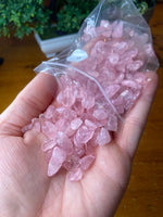 Rose Quartz Chips