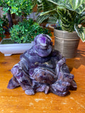 Chevron Amethyst Buddha