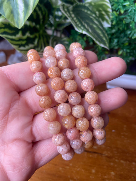 Pink Agate Bracelet