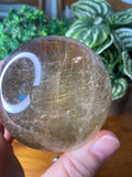 Gold Rutile Sphere