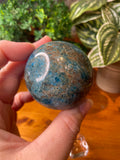 Blue Apatite Sphere