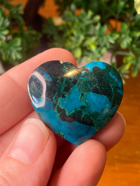 Chrysocolla Heart