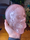 Rose Quartz Skull