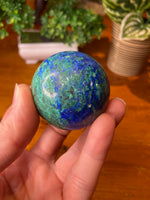 Azurite and Malachite Sphere