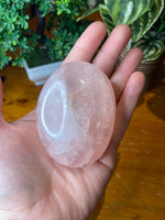 Rose Quartz Palm Stone