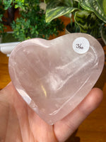 Rose Quartz Heart Bowl