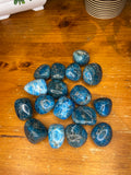 Blue Apatite Tumbles