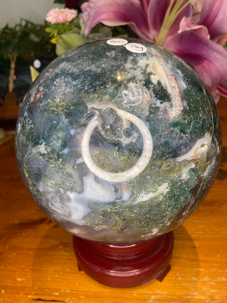 Moss Agate Sphere