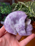 Lepidolite Skull