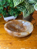 Fire Quartz and Golden Healer Bowl