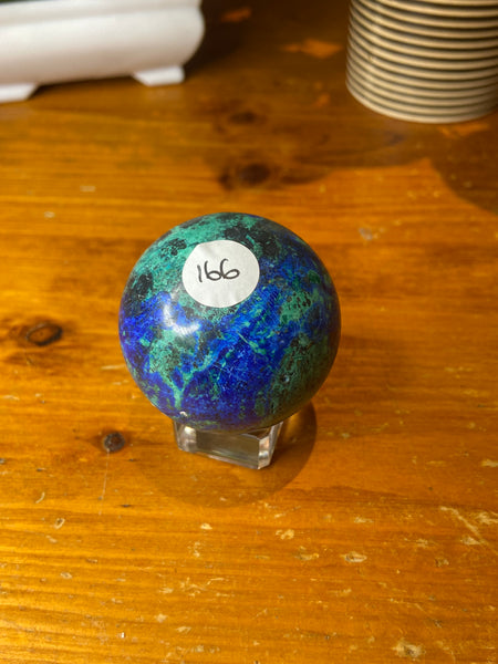 Azurite and Malachite Sphere