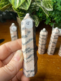 Pink Zebra Jasper Points