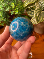 Blue Apatite Sphere