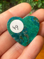 Chrysocolla Heart