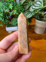 Peach moonstone point