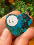 Chrysocolla Heart